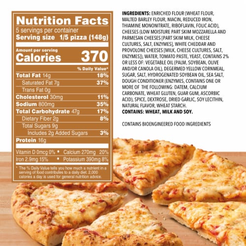 Freschetta Four Cheese Medley Naturally Rising Crust Frozen Pizza Perspective: bottom