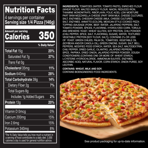 Red Baron Mexican Style Classic Crust Frozen Pizza Perspective: bottom