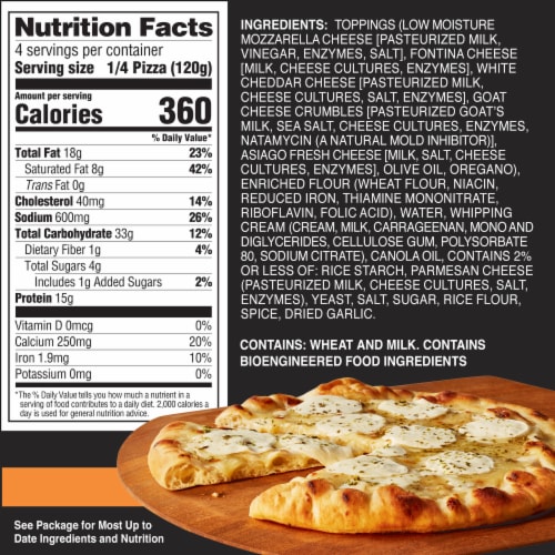 Hearth & Fire The Bianca Flame Fired Crust Frozen Pizza Perspective: bottom