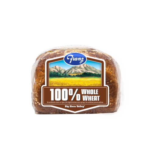 Franz Big 100% Whole Wheat Bread Perspective: bottom