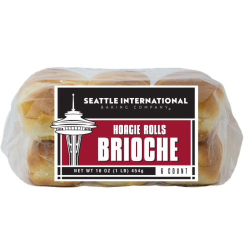 Seattle International Baking Company® Brioche Hoagie Rolls Perspective: bottom
