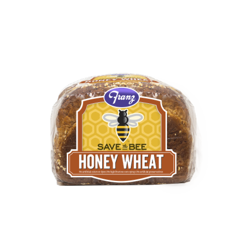Franz® Save the Bee Honey Wheat Bread Perspective: bottom