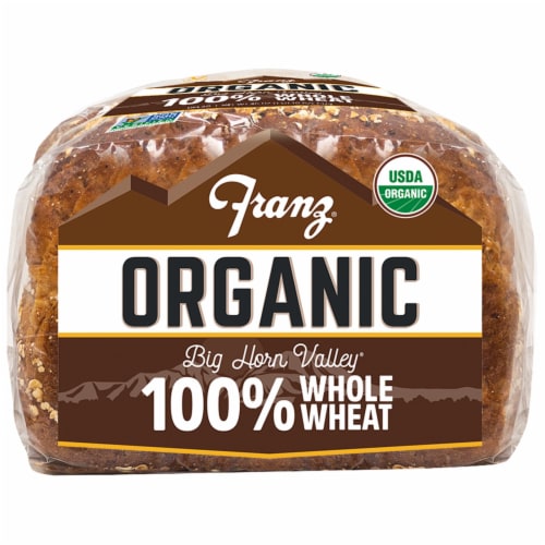 Franz® Organic Big Horn Valley 100% Whole Wheat Bread Perspective: bottom