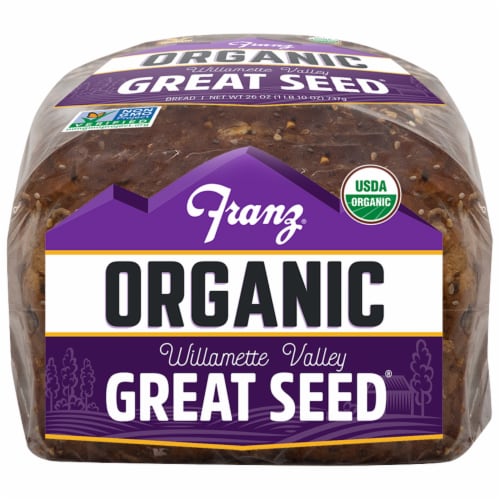 Franz® Organic Willamette Valley Great Seed Bread Perspective: bottom