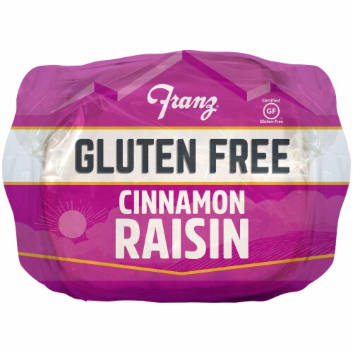 Franz Gluten Free Cinnamon Raisin Bread Perspective: bottom