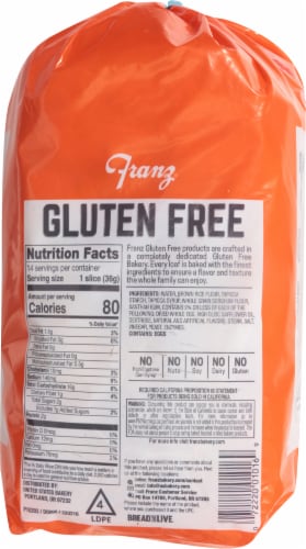 Franz Gluten Free Hawaiian Bread Perspective: bottom