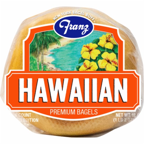 Franz® Hawaiian Premium Bagels Perspective: bottom