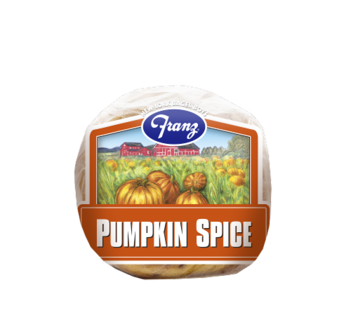 Franz® Pumpkin Spice Premium Bagels Perspective: bottom