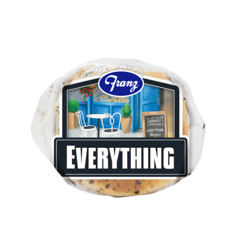 Franz® Everything Premium Bagels Perspective: bottom