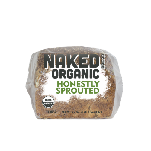 Naked Bread® Organic Honestly Sprouted Bread Perspective: bottom