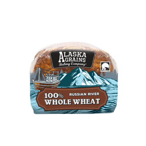 Alaska Grains™ Russian River 100% Whole Wheat Bread Perspective: bottom