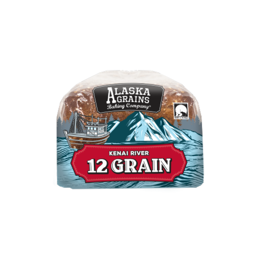 Alaska Grains™ Kenai River 12 Grain Bread Perspective: bottom