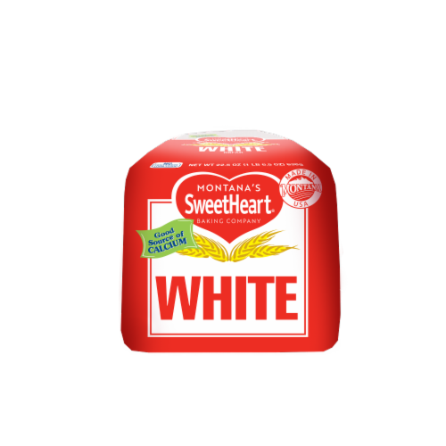 Montana's Sweetheart® White Bread Perspective: bottom