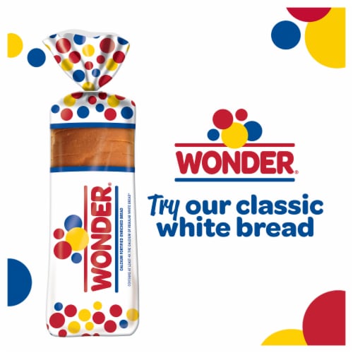 Wonder Bread Classic White Bread Hamburger Buns Perspective: bottom