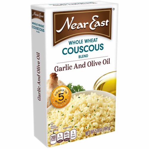 Near East® Garlic & Olive Oil Whole Wheat Couscous Blend Perspective: bottom