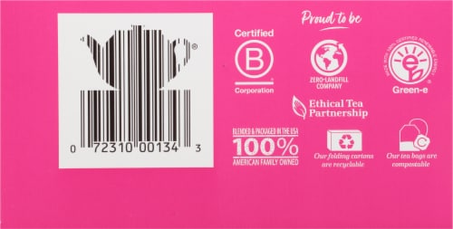 Bigelow® Raspberry Royale Black Tea Bags Perspective: bottom