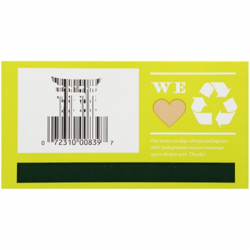 Bigelow® Green Tea with Wild Blueberry & Acai Tea Perspective: bottom