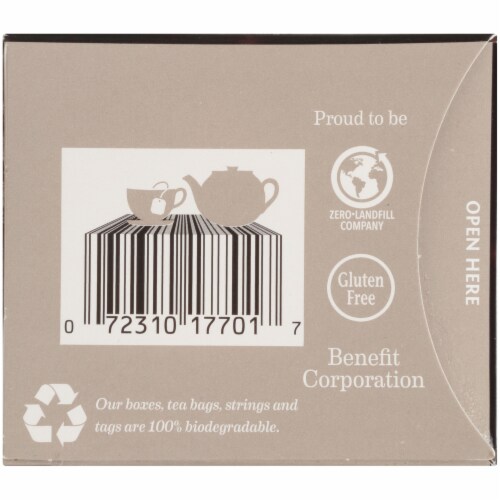 Bigelow Steep Organic English Breakfast Black Tea Perspective: bottom