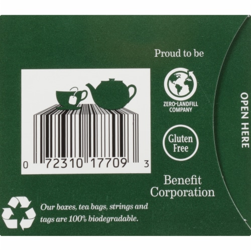 Bigelow Steep Organic Mint Herbal Tea Perspective: bottom