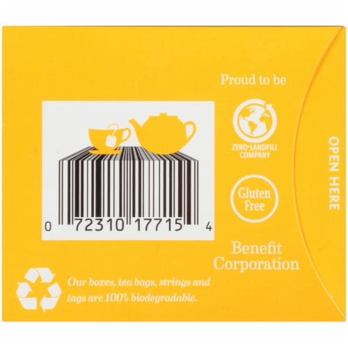 Bigelow Steep Organic Dandelion & Peach Rooibos & Green Tea Perspective: bottom
