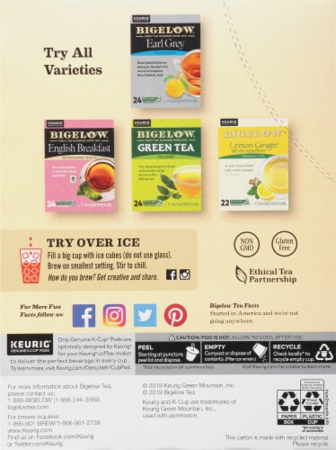 Bigelow® Vanilla Chai Black Tea K-Cup® Pods Perspective: bottom