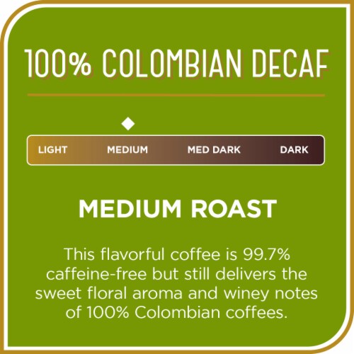 Don Francisco's® Decaf 100% Colombian Medium Roast Ground Coffee Perspective: bottom