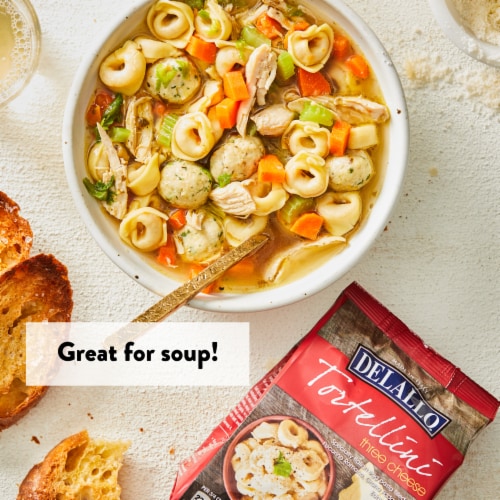 DeLallo® Three Cheese Tortellini Pasta Perspective: bottom