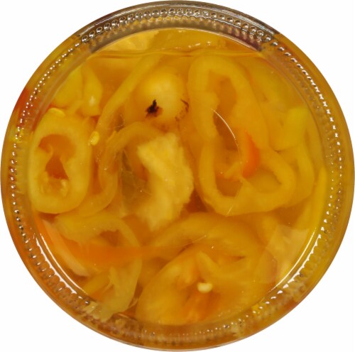 DeLallo Mild Banana Pepper Rings Perspective: bottom