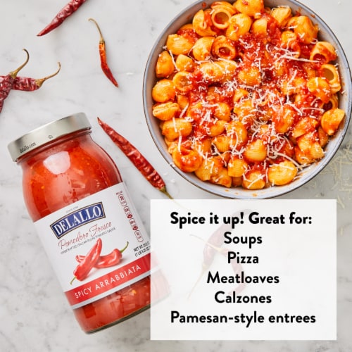 DeLallo® Pomodoro Fresco Spicy Arrabbiata Pasta Sauce Perspective: bottom