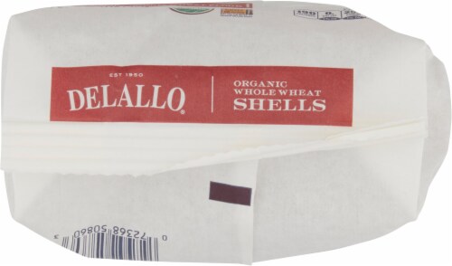 DeLallo Organic Whole Wheat Pasta Shells No 91 Perspective: bottom