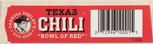 Carroll Shelby's Texas Chili 3.65 oz Perspective: bottom