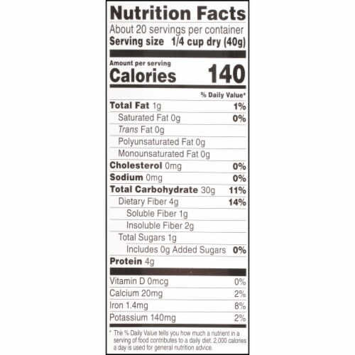 McCann's Imported Kosher Steel Cut Irish Oatmeal - Non-GMO Project Verified Oatmeal Perspective: bottom
