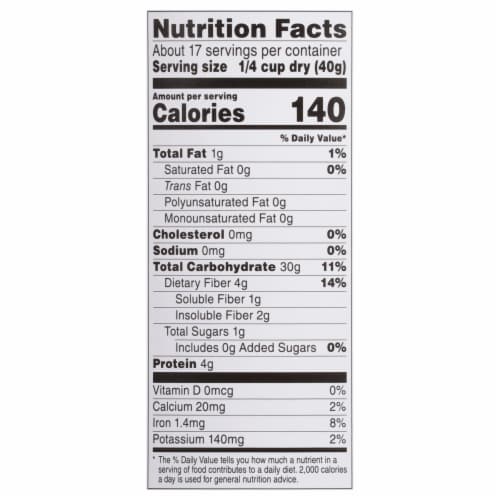 McCann's Quick & Easy Kosher Steel Cut Irish Oatmeal Perspective: bottom