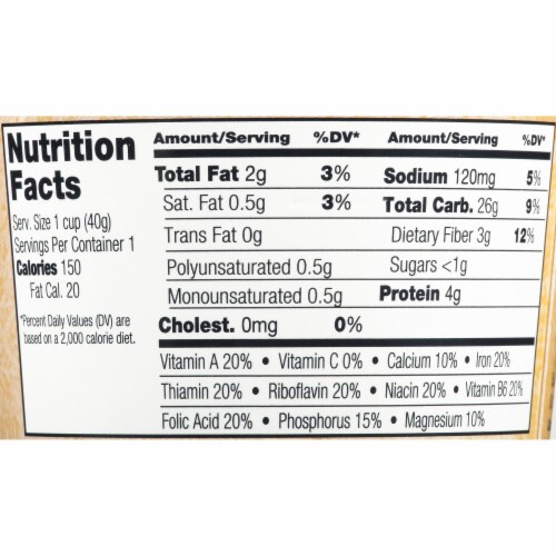 McCann's Quick & Easy Kosher Steel Cut Irish Oatmeal Perspective: bottom