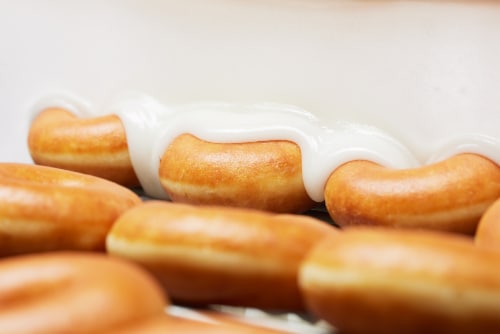 Krispy Kreme® Original Glazed® Doughnuts Perspective: bottom