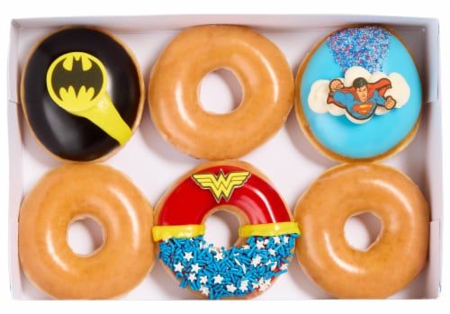 The DC Super Heros Assorted Doughnuts Collection Perspective: bottom