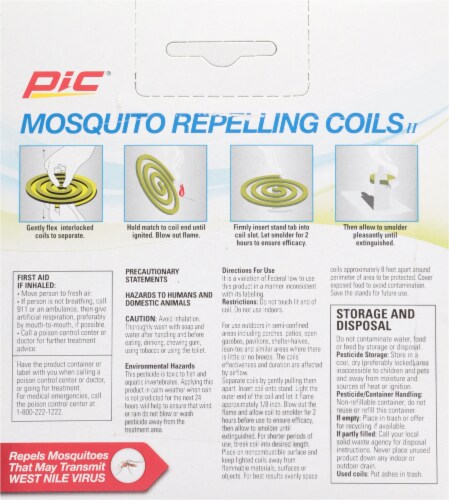 Pic® Mosquito Repellent Coils Perspective: bottom