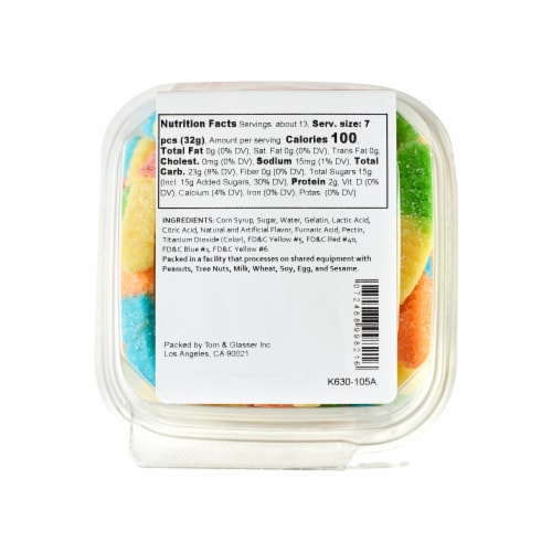 Torn & Glasser Neon Gummi Worms Perspective: bottom