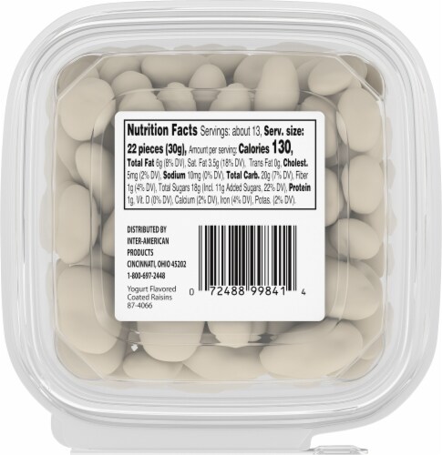 Torn & Glasser Yogurt Raisins Perspective: bottom