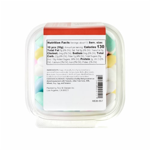 Torn & Glasser Assorted Jordan Almonds Perspective: bottom