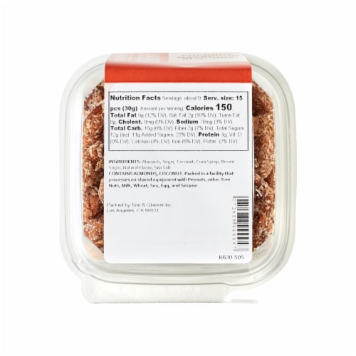Torn & Glasser Coconut Macaroon Almonds Perspective: bottom