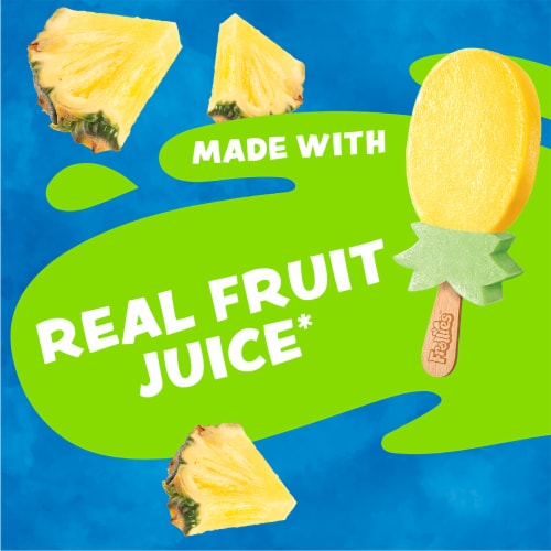 Frollies Pineappple Fruity Ice Pops, 6 Count Perspective: bottom