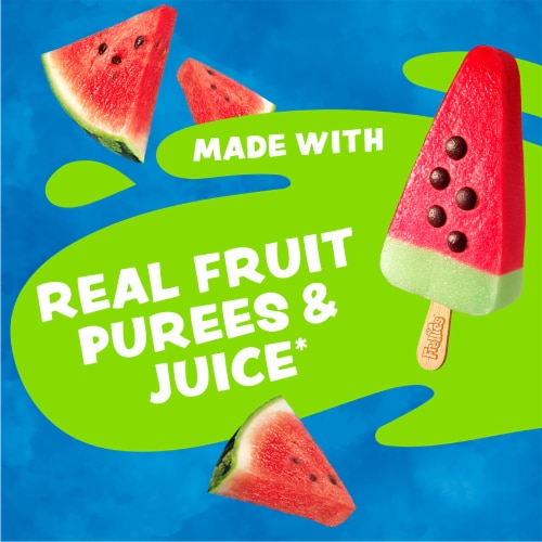 Frollies Watermelon Fruity Ice Pops, 6 Count Perspective: bottom