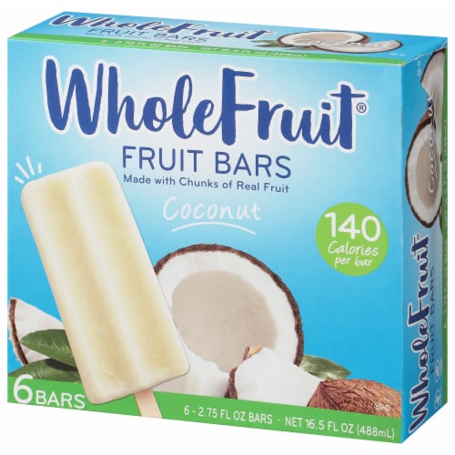 Whole Fruit Coconut Fruit Bars - 6 Ct Perspective: bottom