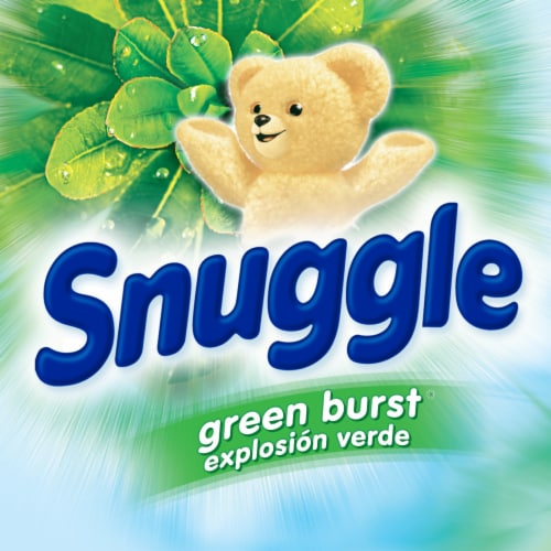 Snuggle Green Burst Fabric Softener Perspective: bottom