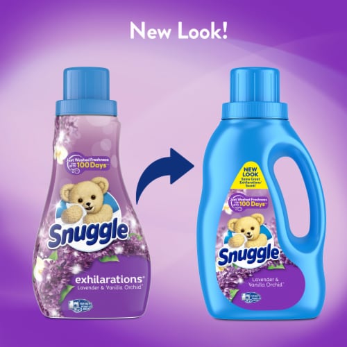 Snuggle Exhilarations Lavender & Vanilla Orchid Fabric Softener Perspective: bottom