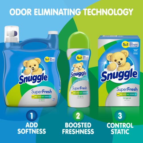 Snuggle® SuperFresh Liquid Fabric Softener Perspective: bottom