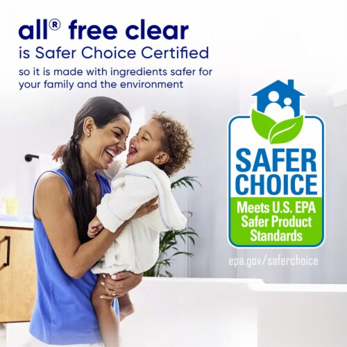 All® Free Clear Advanced Oxi Liquid Detergent Perspective: bottom
