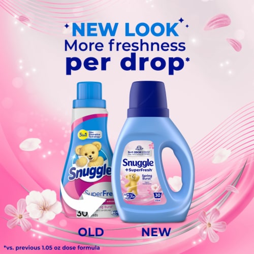 Snuggle® Spring Burst® Scent SuperFresh® Fabric Conditioner Perspective: bottom