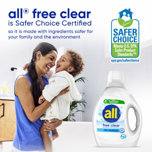 All® Stainlifters Free Clear Liquid Laundry Detergent Perspective: bottom